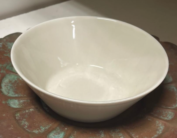 White Pierced Porcelain Bowl