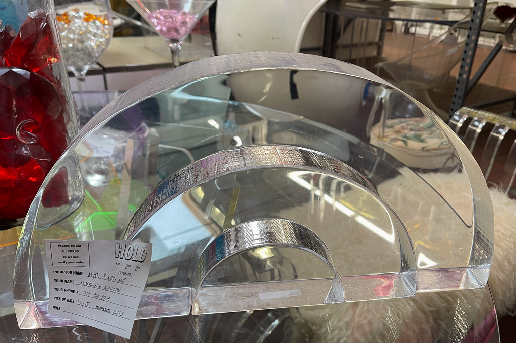Acrylic Lucite Arch Sculpture