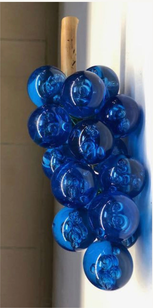 Blue Glass Grapes