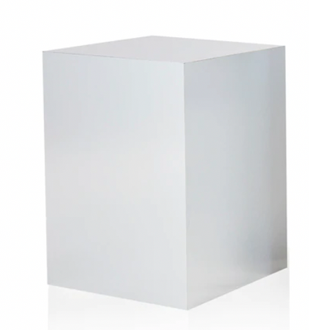 Medium Brushed Metal Pedestal