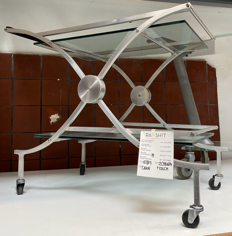 Metal Rolling Bar Cart