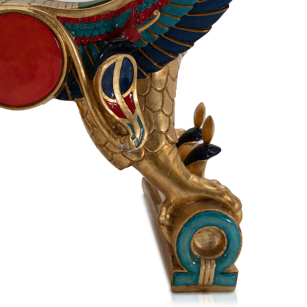Gold Egyptian Wings Console Table