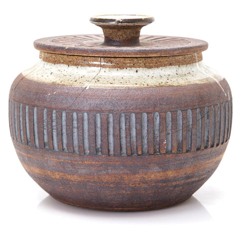 Brown Ceramic Vessel