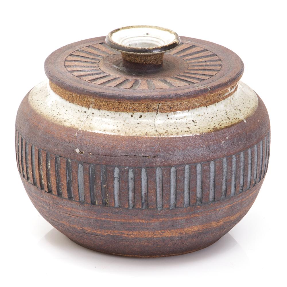 Brown Ceramic Vessel