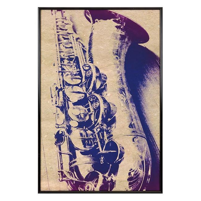 0586 (A+D) Jazz Saxophone (36" x 24")