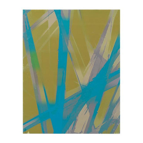 0314 (A+D) Abstract Blue Green (11" x 14")