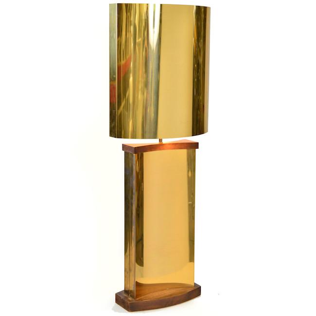 Huge Jere Brass Table Lamp