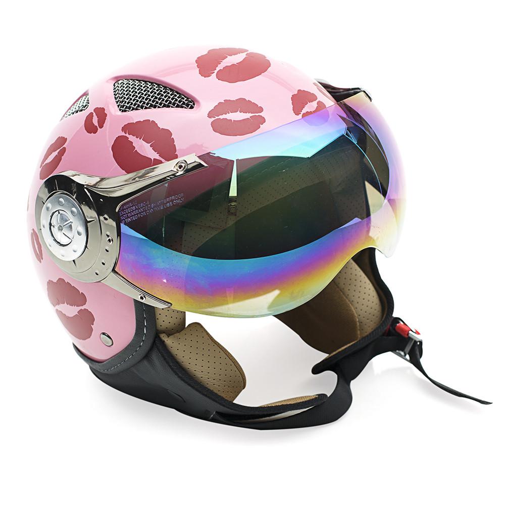 Pink Kisses Helmet