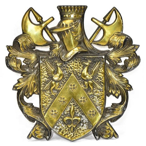 Shiny Gold Medieval Crest