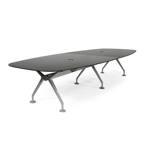 Dark Glass Exoskeleton Conference Table