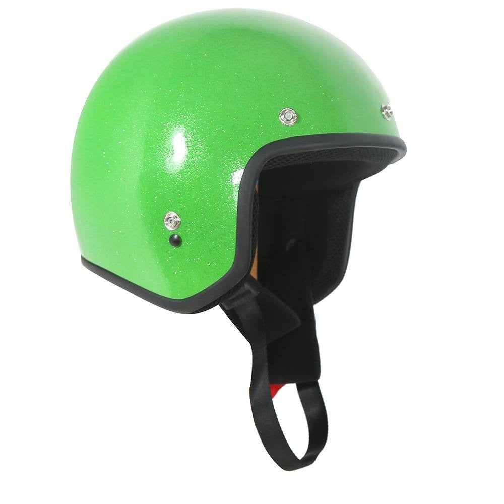 Helmet - Green Sparkles