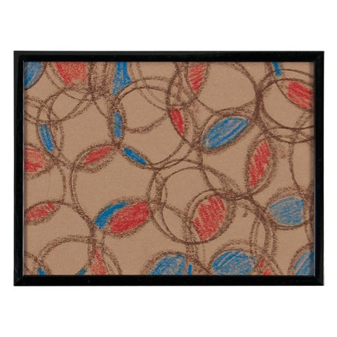 0235 (A+D) Jr Circles Brown (8.5" x 6.5")