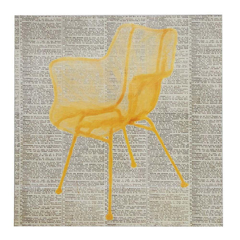 0793 (A+D) Lawn Chair Yellow (16" x 16")