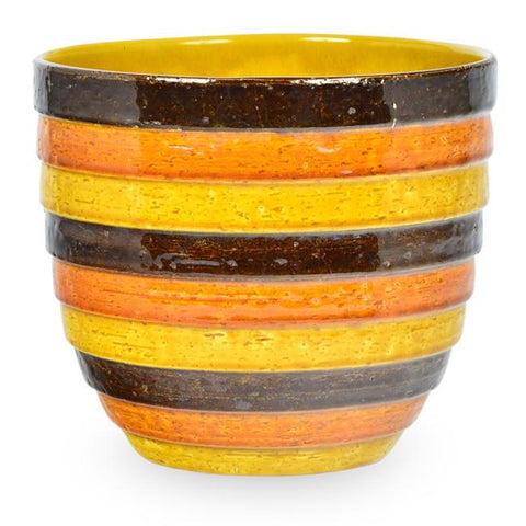 Orange - Yellow - Brown Planter Pot Bowl