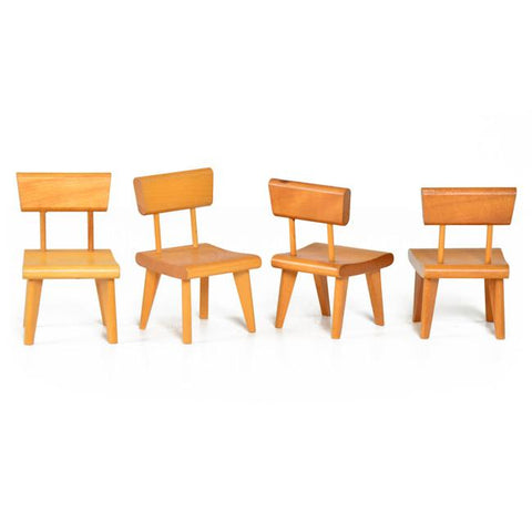 Tiny Dollhouse Toy Chairs