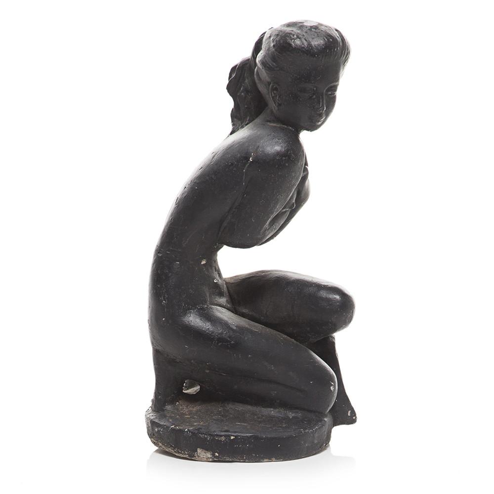Black Nude Woman Statue