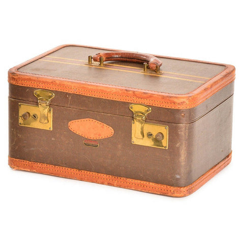 Small Brown Travel Trunk