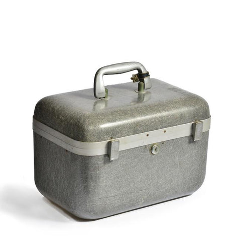 Travel Cosmetic Luggage - Silver