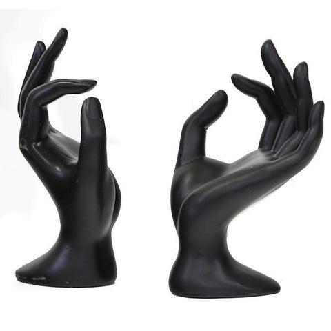 Pair of Hands - Curved Fingers Black