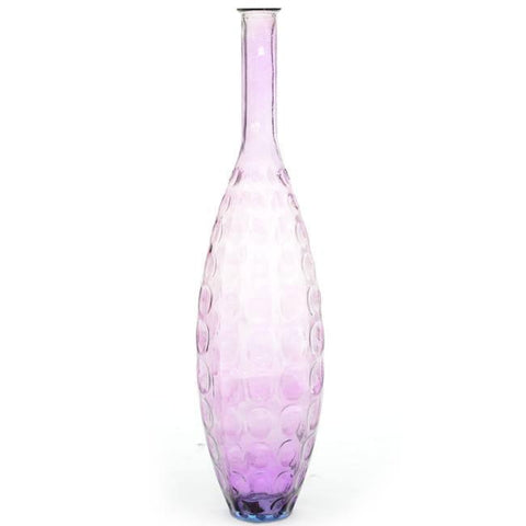 Purple Teardrop Glass Vase