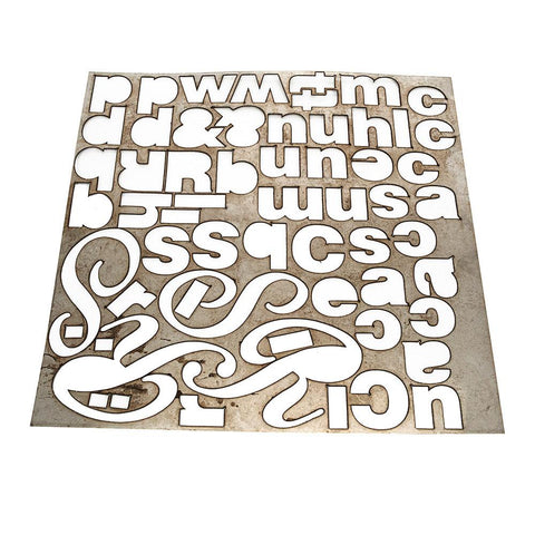 Metal Alphabet Wall Art
