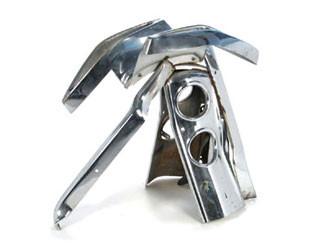 Chrome Bumper Futuristic Floor Sculpture