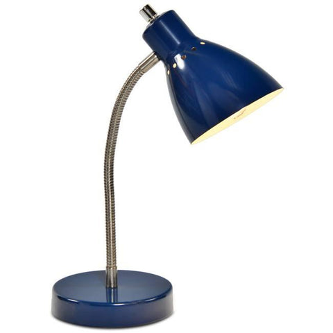 Blue Metal Desk Lamp