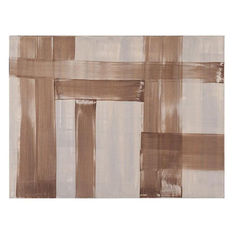 0398 (A+D) Brown Gray Abstract (40" x 30")