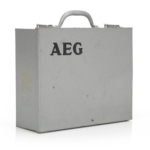 Grey Metal Briefcase AEG