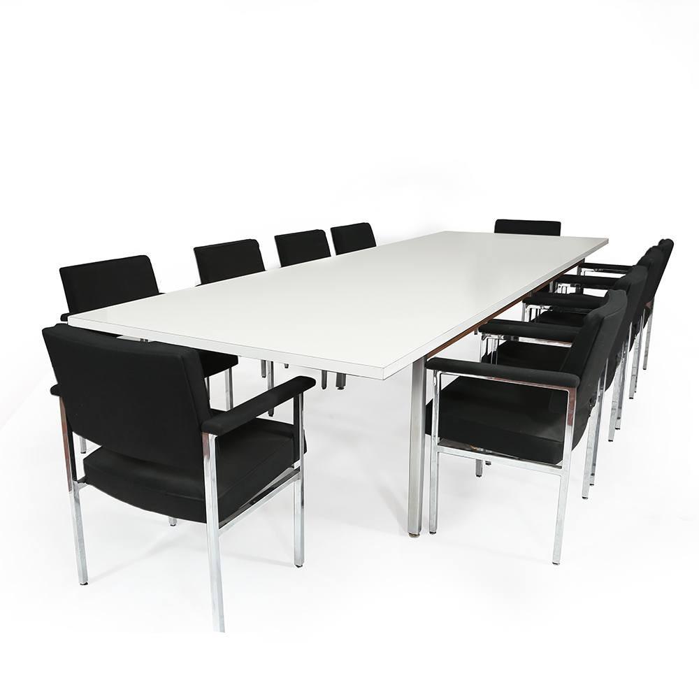 White Long Conference Table