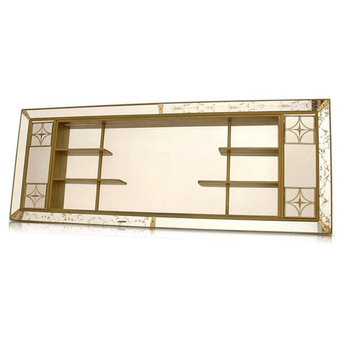 Brass Decorative Mirror Shelf
