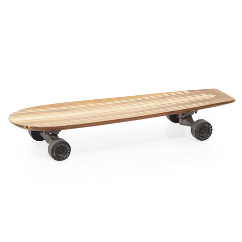 Brown Wood Longboard