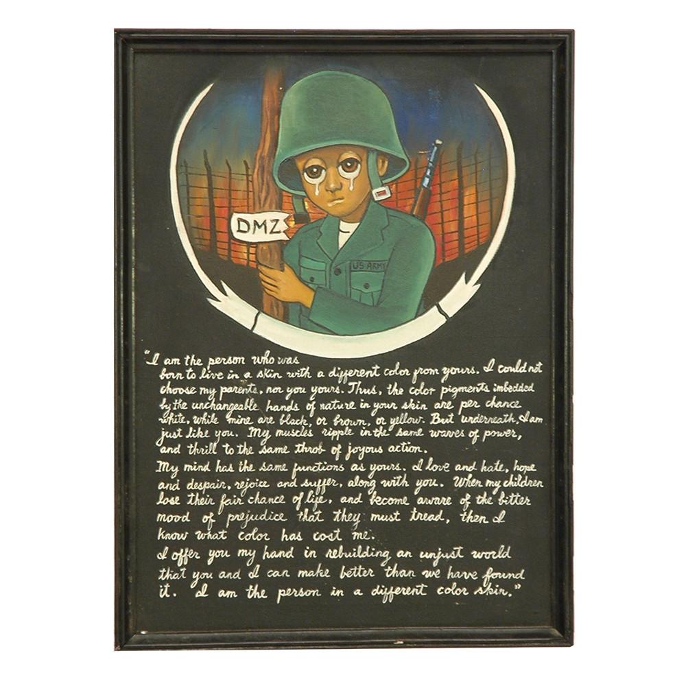 Crying Soldier Poster