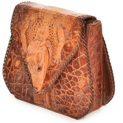 Leather Alligator Bag
