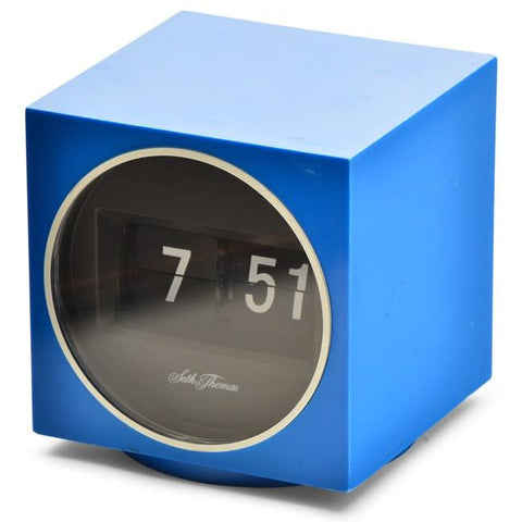 Seth Thomas - Blue Cube Clock