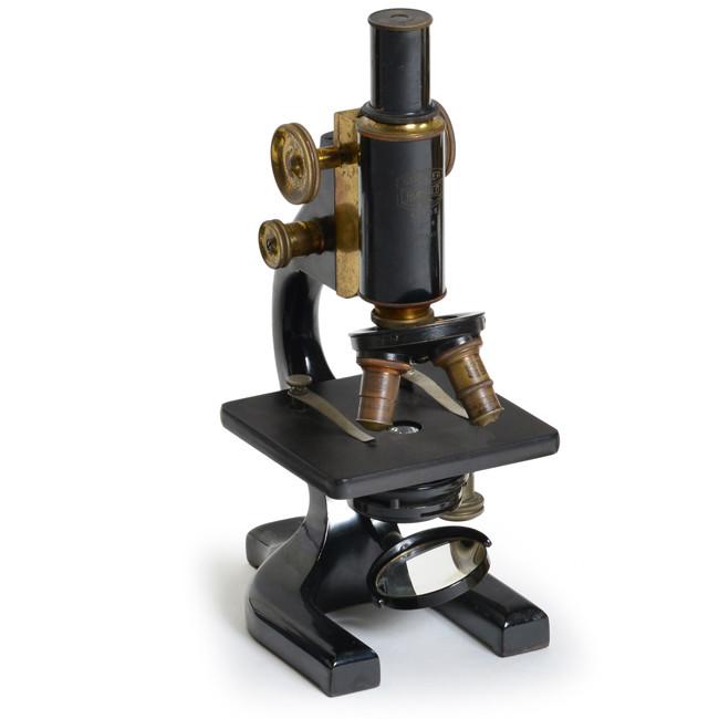 Black and Brass Microscope