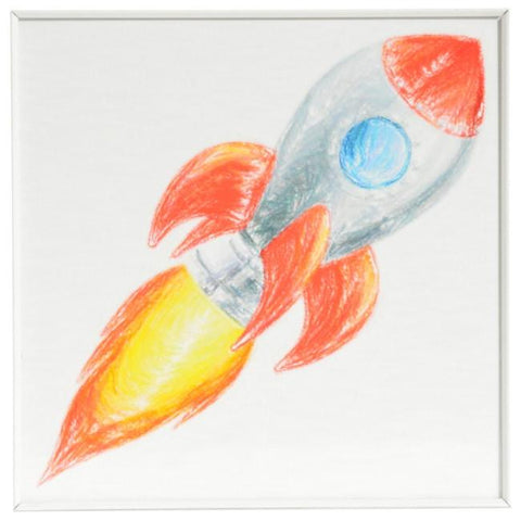 0760 (A+D) Jr Rocket Ship (8" x 8")