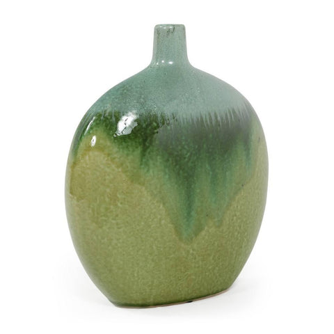 Green Ceramic Vase Bottleneck (A+D)