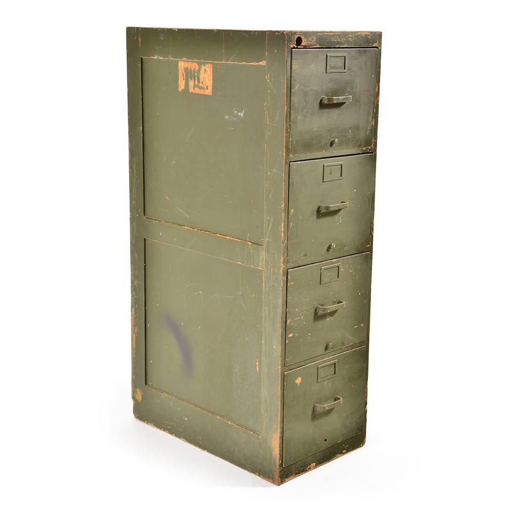 Military Green Filing Cabinet