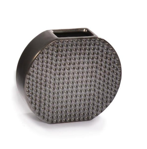 Grey Textured Vase