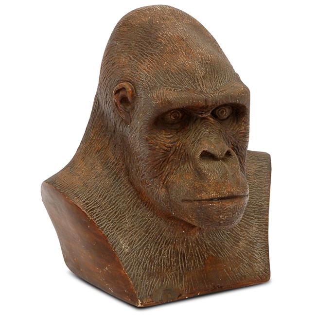 Brown Gorilla Bust