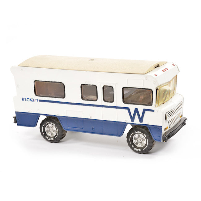 Tonka - Blue and White Indian RV Toy