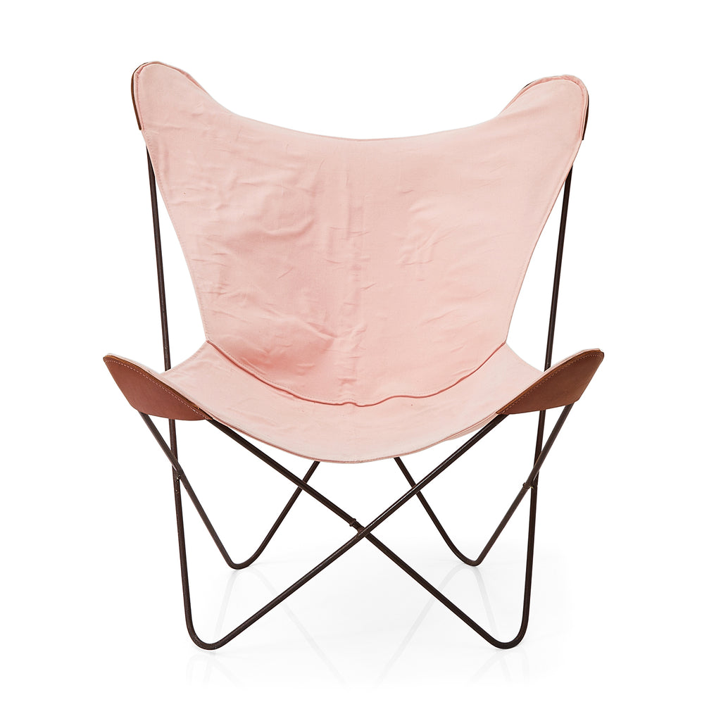 Butterfly Chair - Pink Canvas