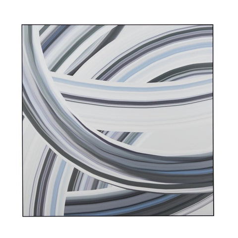 0893 (A+D) Gray Blue White Swirls B (30" x 30")