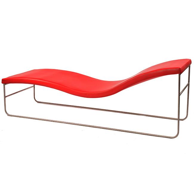 Red Floating Chaise