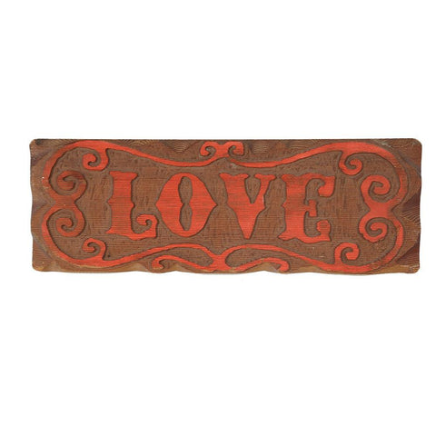 LOVE Wood Wall Plaque