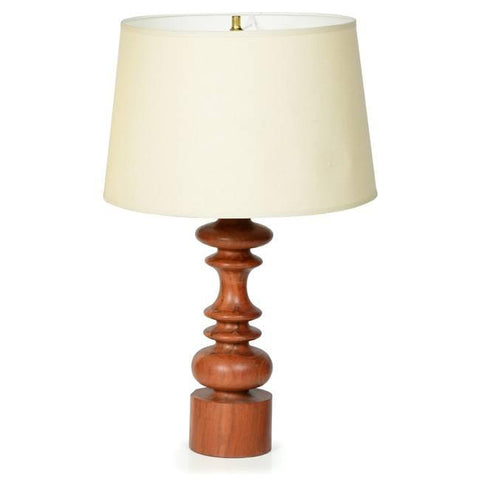 Wood Pepper Mill Table Lamp