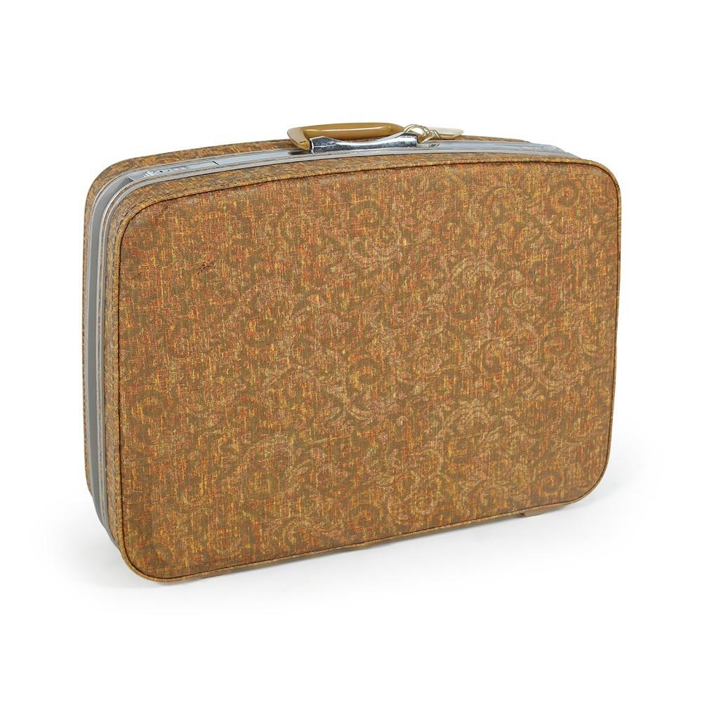 Tan Patterned Luggage