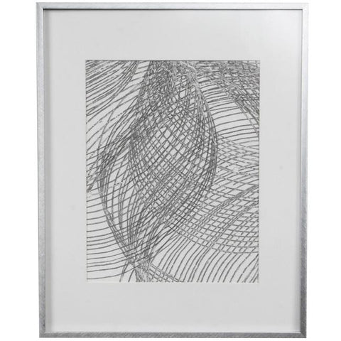 0641 (A+D) Gray Spirals C (16.5" x 20.5")