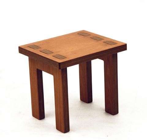 Modernica Tenon Walnut Side Table